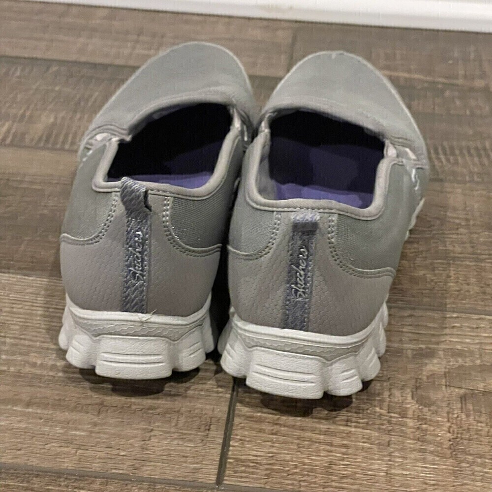 SKECHERS FLEX LITE Womens Size 8 Gray Air Cooled Memory Foam Comfort Shoe - Picture 5 of 9